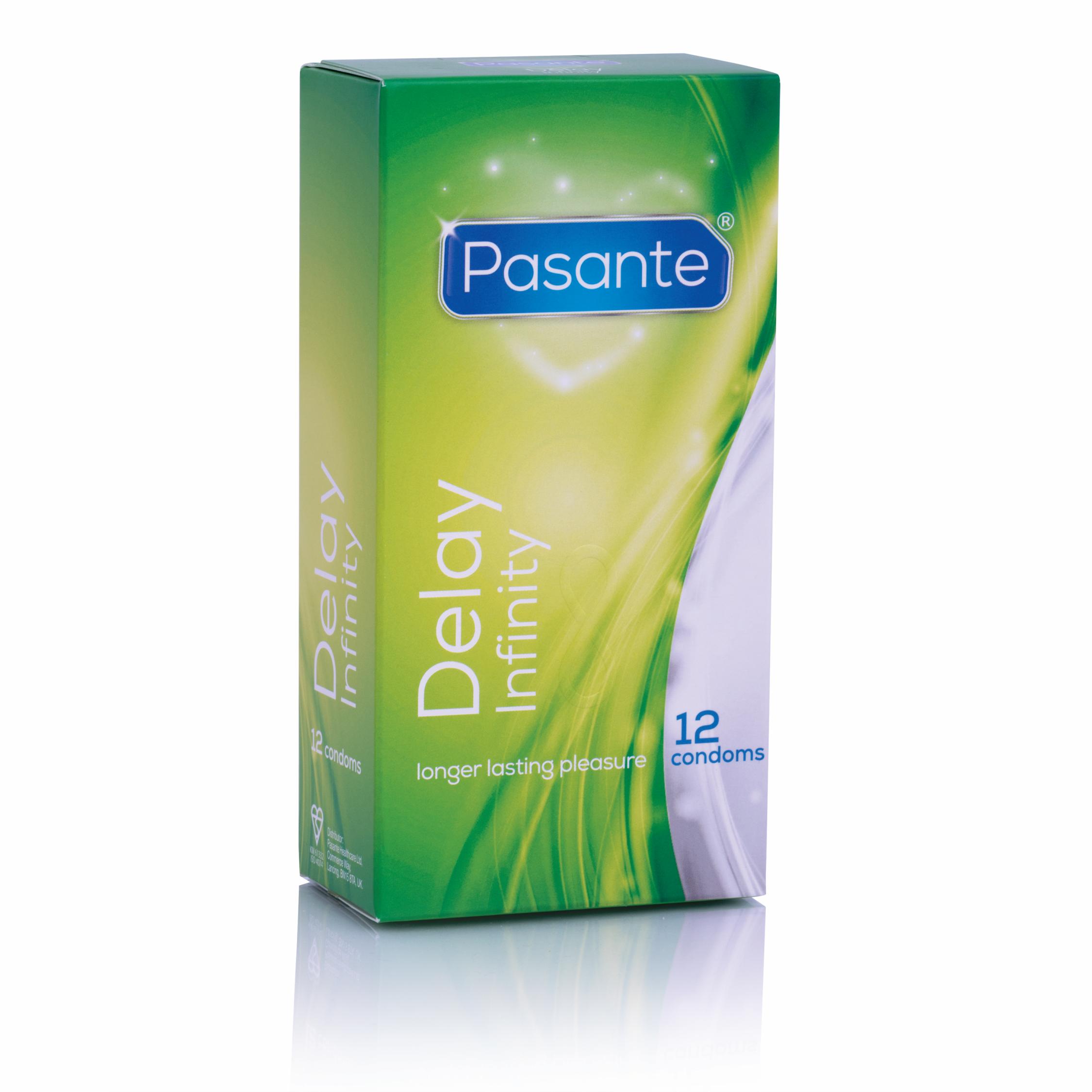 Pasante Infinity Delay Condoms (12 Pack)